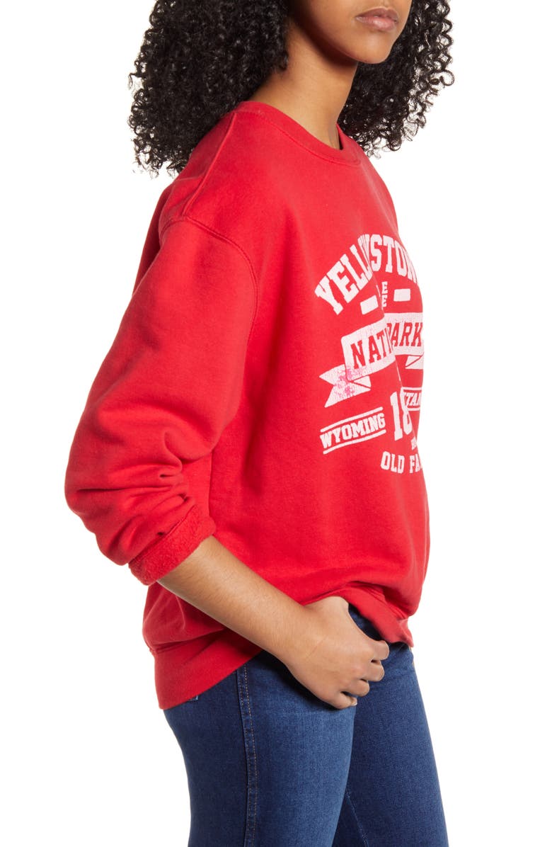 Neema California Zane Yellowstone Graphic Sweatshirt, Alternate, color,