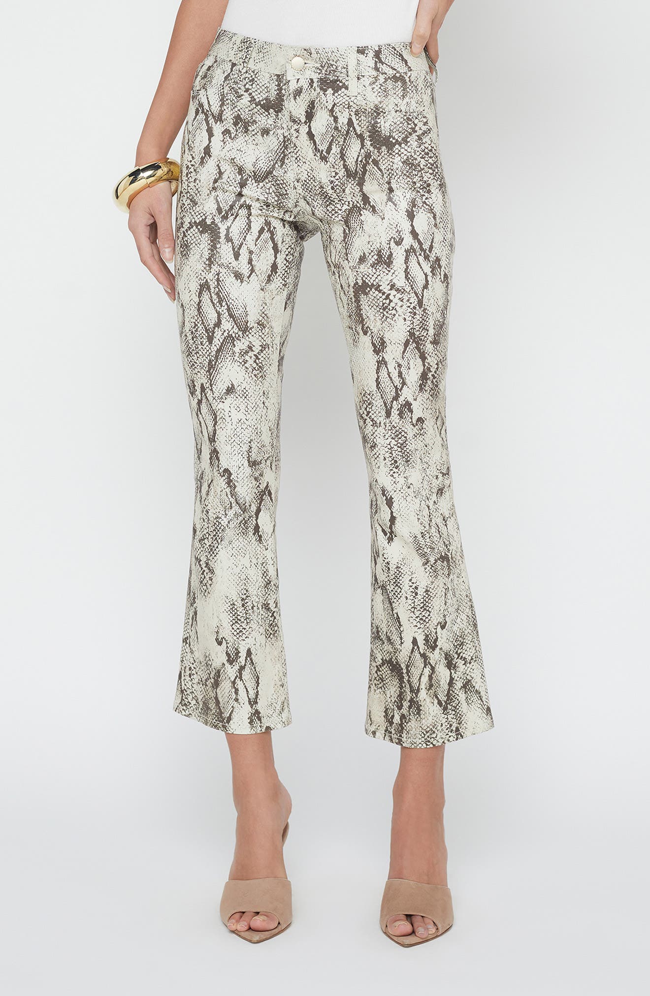 L'AGENCE Tati Mico Crop Bootcut Jeans