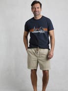 Weird Fish Weston Relaxed Canvas Shorts