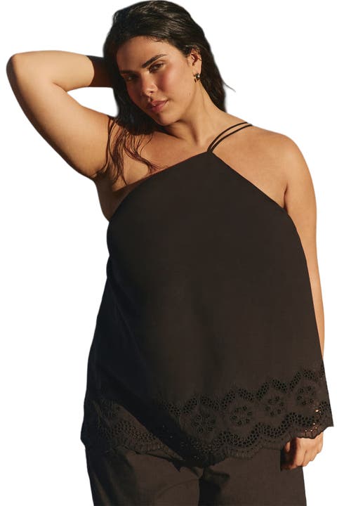 Eyelet Detail Top (Plus)