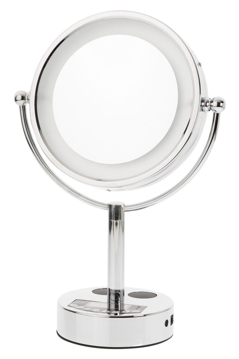 LED Bluetooth® Music & Phone Mirror, Main, color, NO COLOR