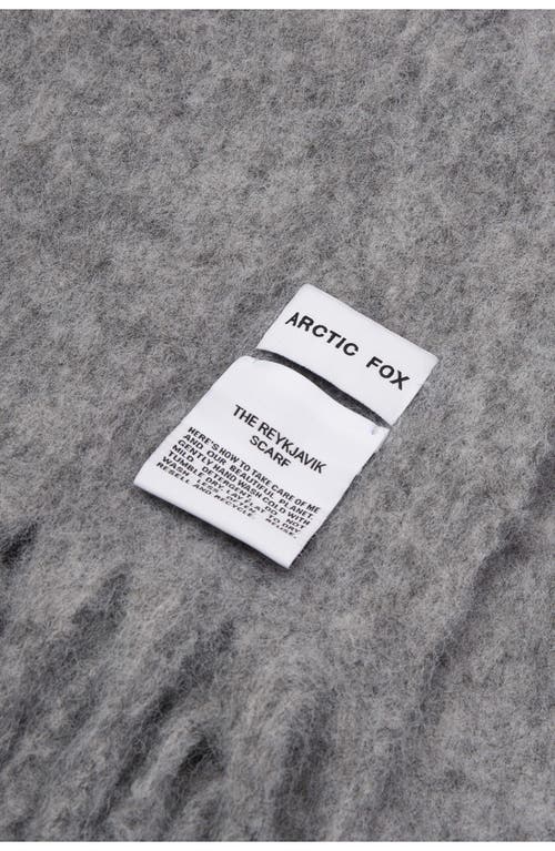 Arctic Fox & Co. Arctic Fox & Co The Reykjavik Fringe Scarf In Gray
