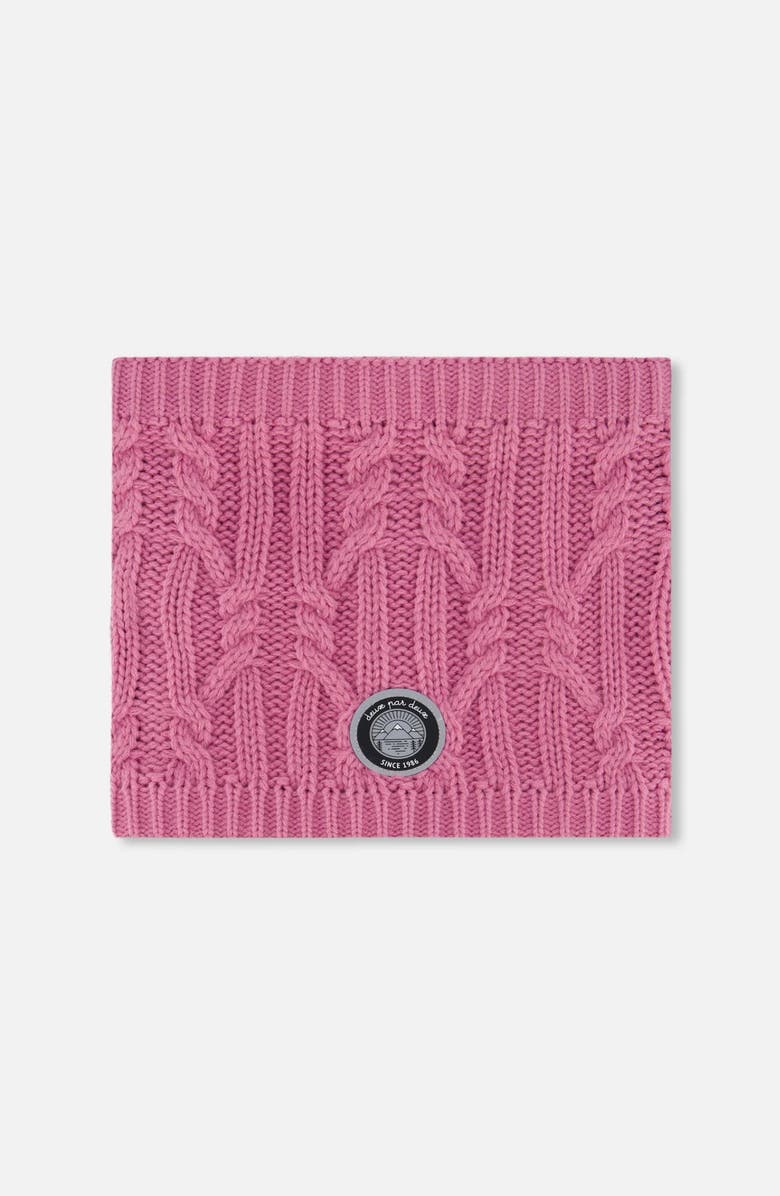 Deux par Deux Lined Winter Neckwarmer, Main, color, Purple