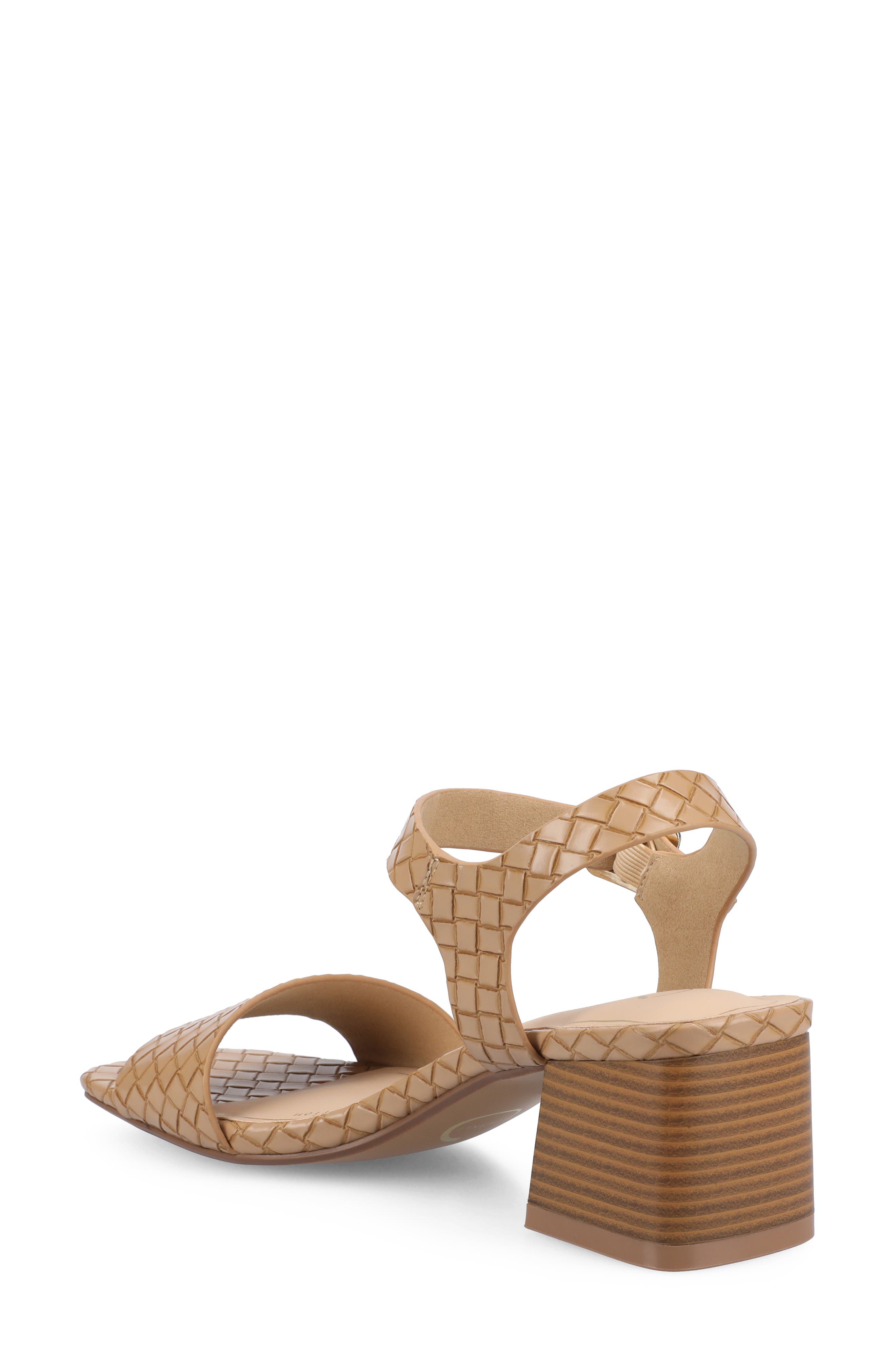 Shaina Sandal, Alternate, color, TAN WOVEN