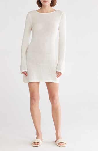 Lush Long Sleeve Cover-Up Dress