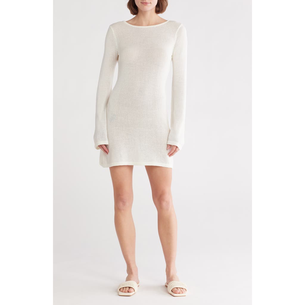 Lush Long Sleeve Cover-up Dress