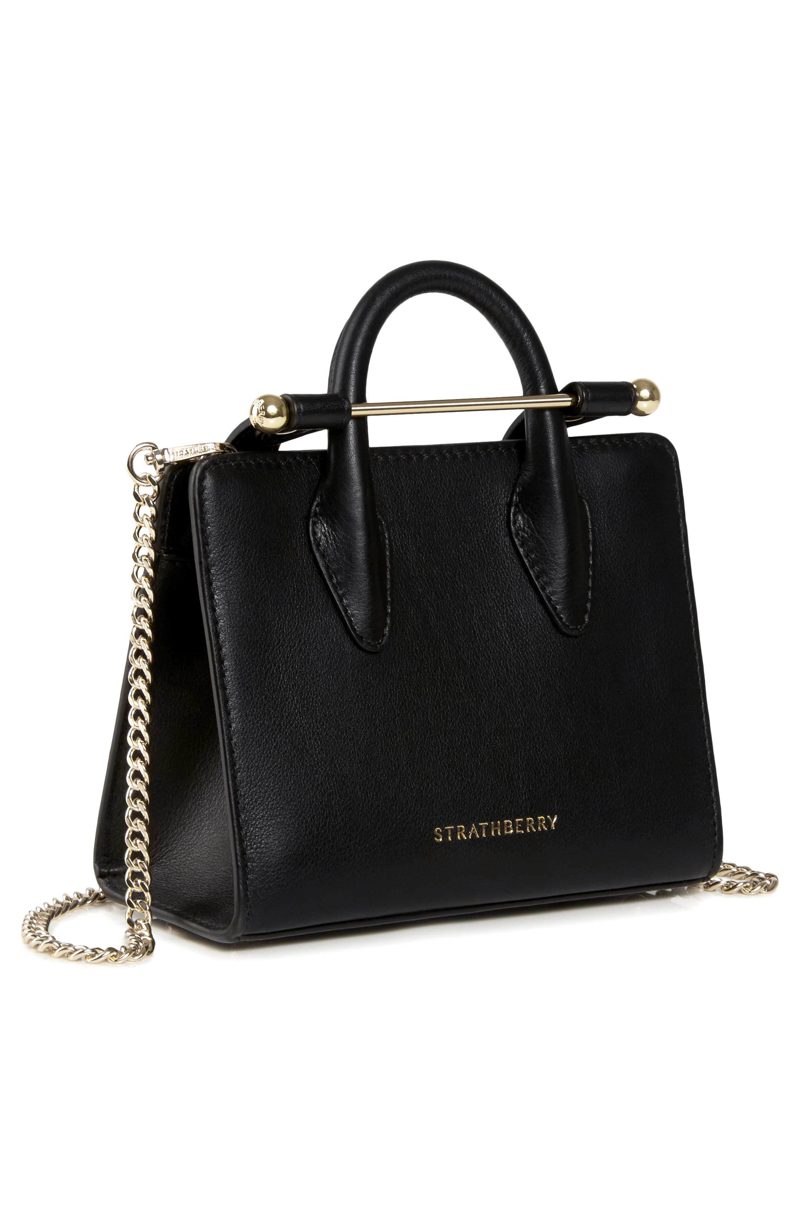 Strathberry Nano Leather Tote, Alternate, color, 