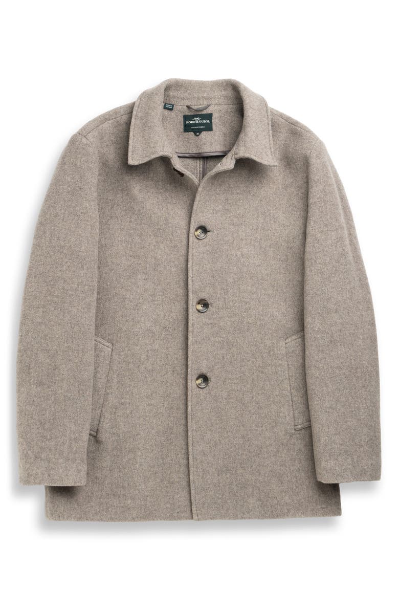 Rodd & Gunn Fitchett Wool Blend Coat, Alternate, color, Natural
