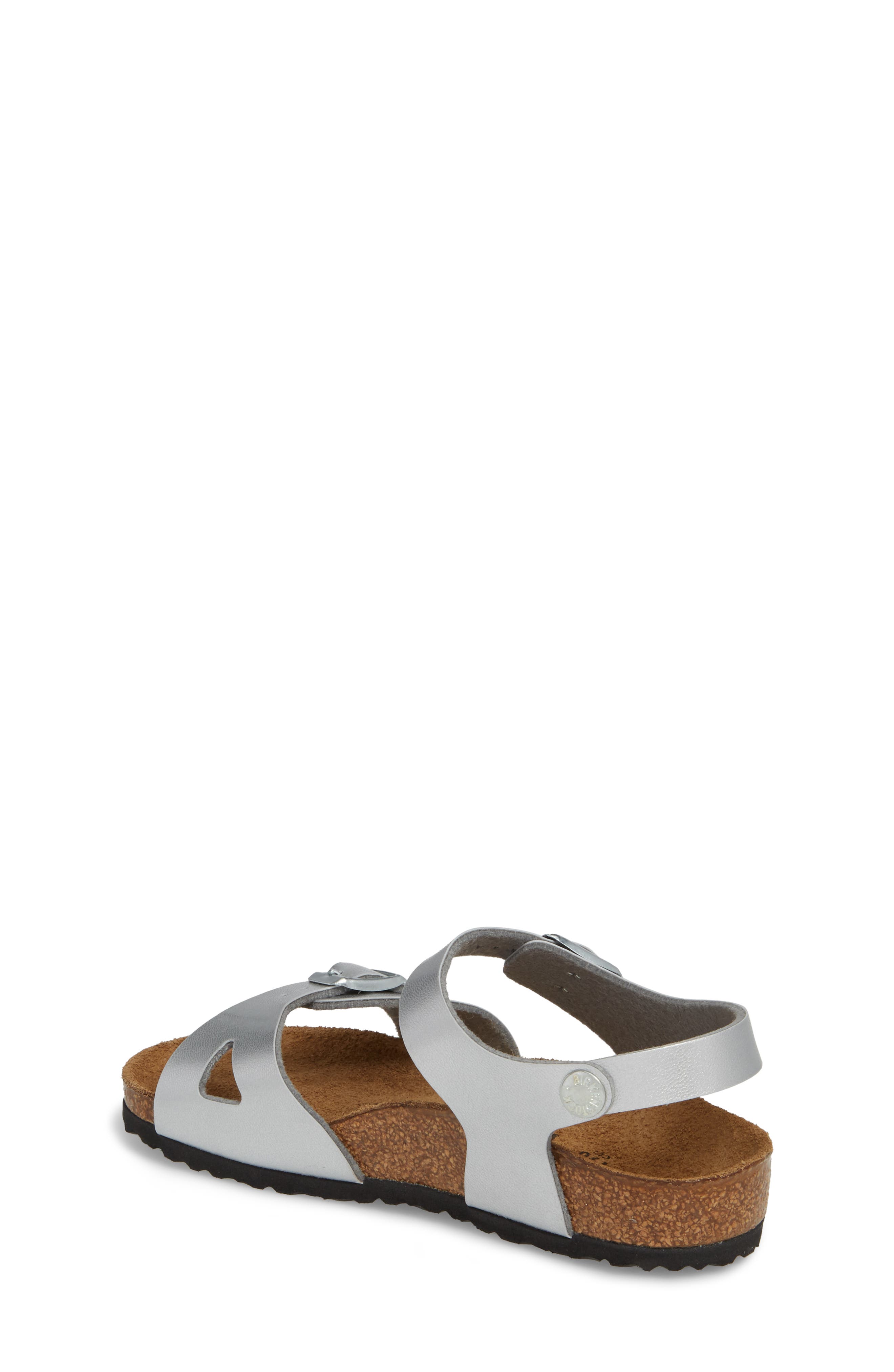 Birkenstock Rio Metallic Sandal, Alternate, color, 