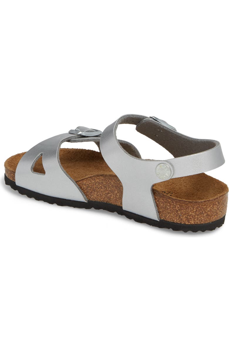 Birkenstock Rio Metallic Sandal, Alternate, color,