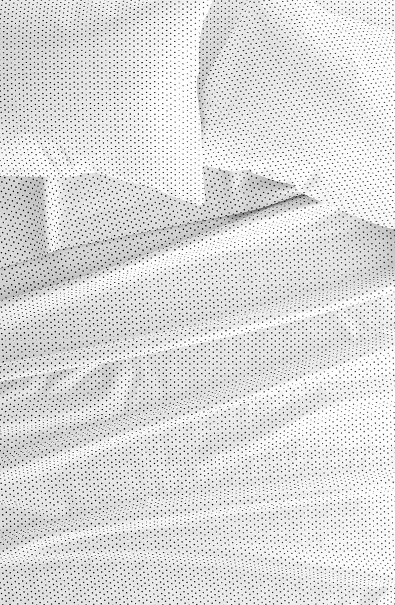 HOMESPUN HOME SPUN Premium Ultra Soft Stippled Pattern 4-Piece Bed Sheet Set, Alternate, color, Gray