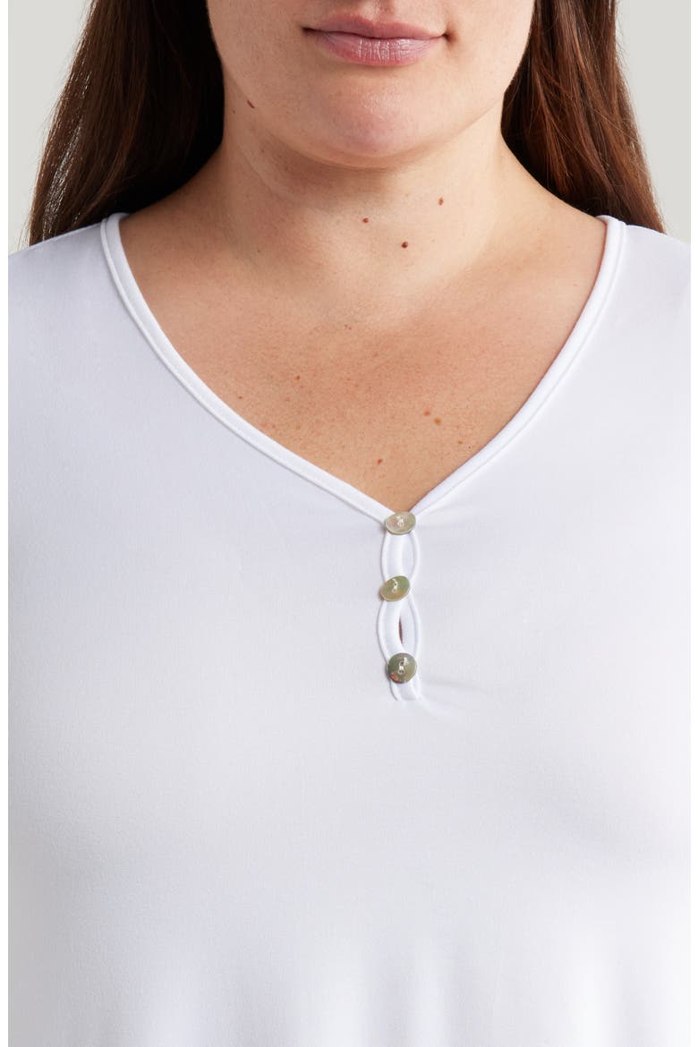 Three-Button Tunic, Alternate, color, WHITE