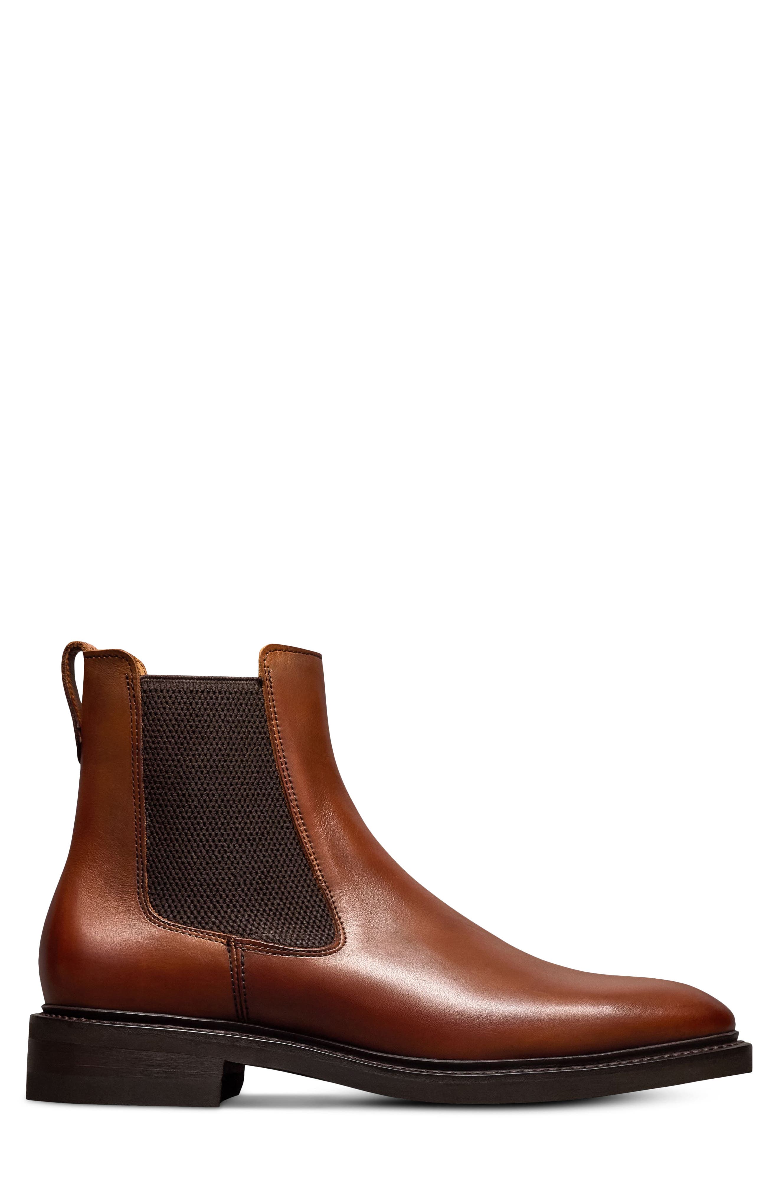 Reed Leather Chelsea Boot, Alternate, color, CHILI