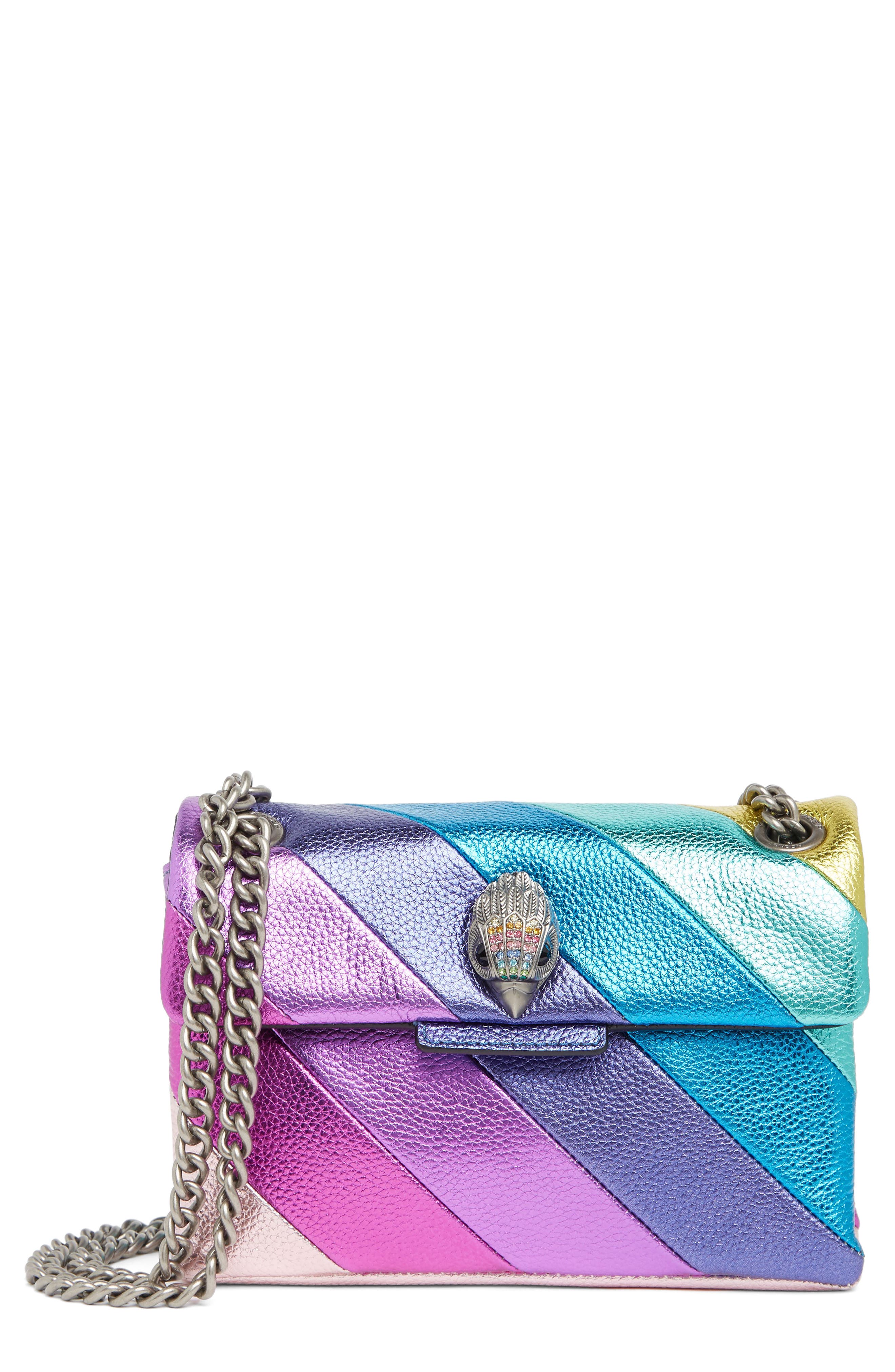 Kurt Geiger London Mini Leather Convertible Crossbody Bag, Main, color, 