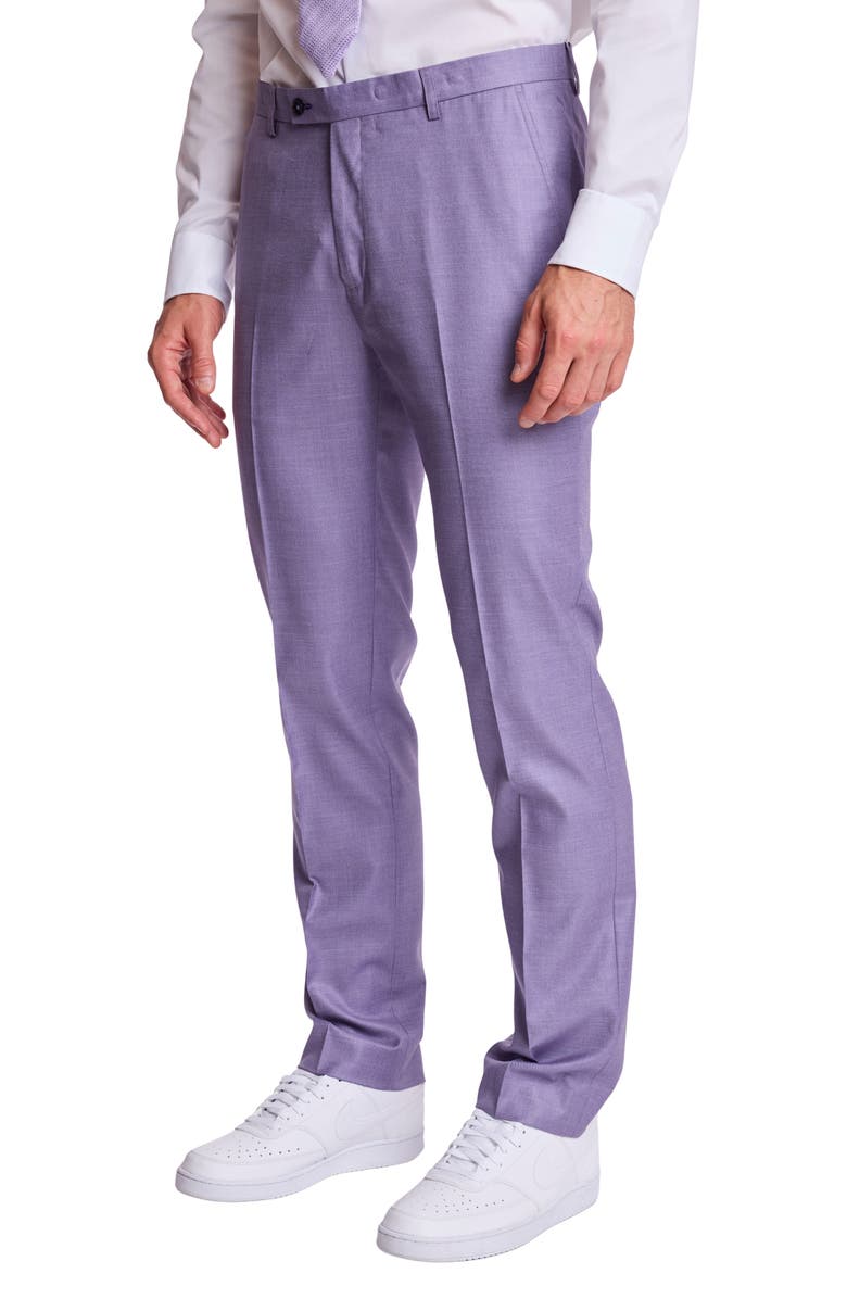PAISLEY & GRAY Downing Slim Fit Pants, Alternate, color, Lavendar Shark