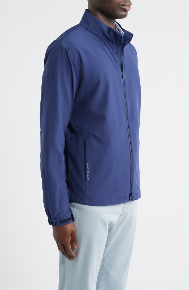 Peter Millar Dunes Water Resistant Golf Jacket, Alternate, color, Navy