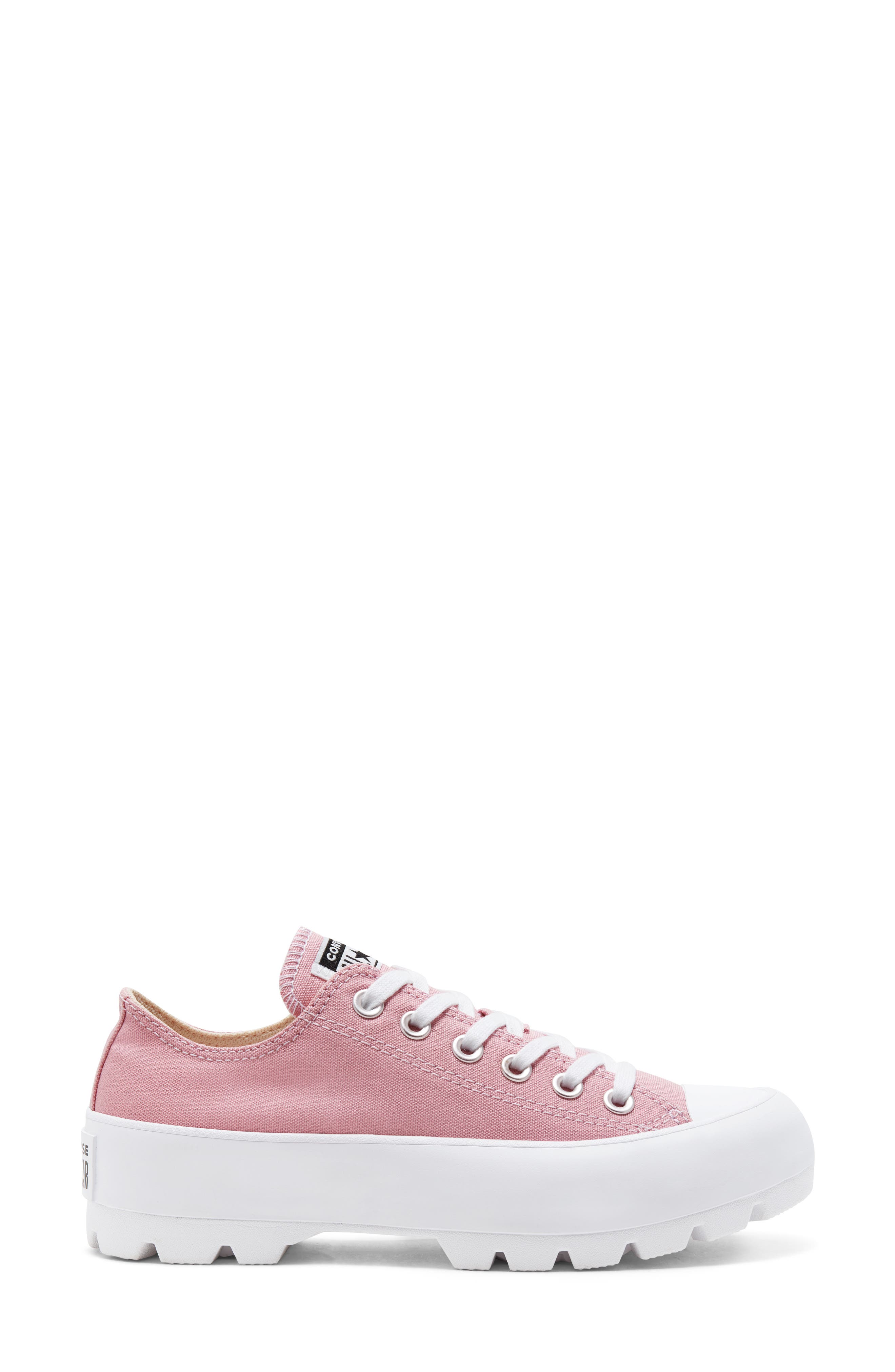 Chuck Taylor® All Star® Lugged Low Top Sneaker, Alternate, color, LOTUS PINK/ WHITE/ WHITE