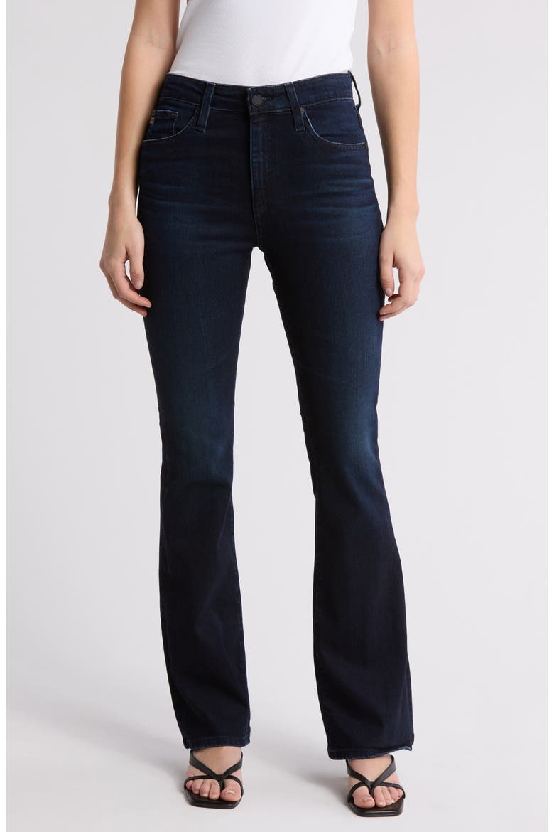 Farrah Mid Rise Bootcut Jeans, Main, color, 3 YEARS SKY FALL