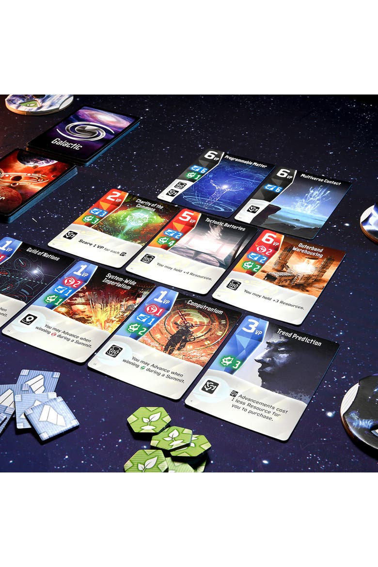 Kardashev Scale Civilization Advancement Game, Ages 12+, Alternate, color, Multicolored