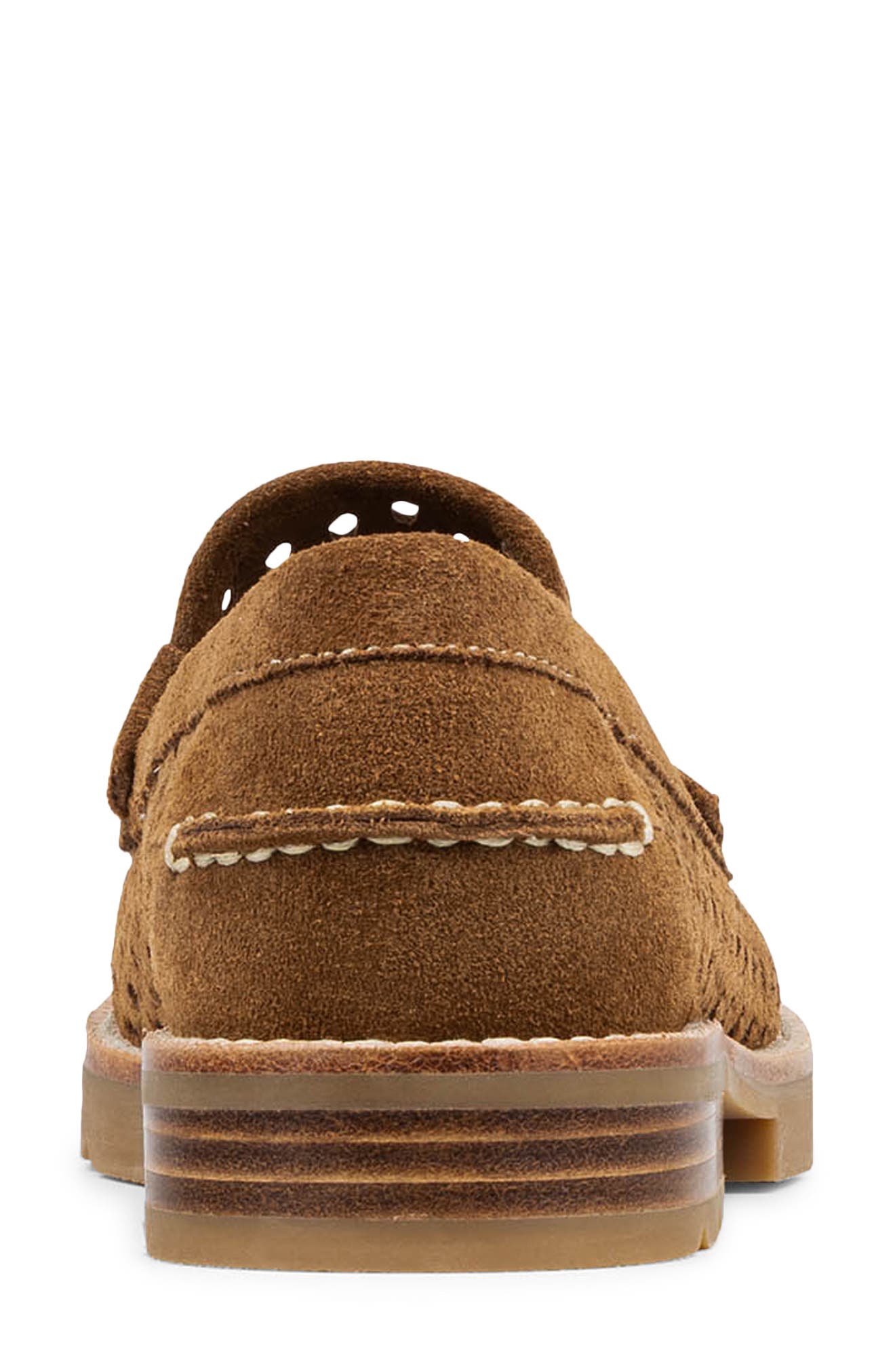 Ombree Loafer, Alternate, color, SADDLE