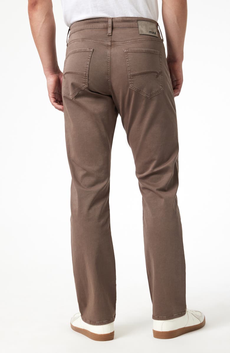 Mavi Jeans Matt Relaxed Straight Leg Twill Pants, Alternate, color, Brown Casual Twill