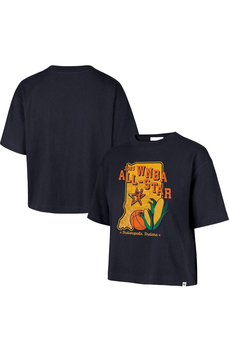 '47 Women's '47 Navy 2025 WNBA All-Star Game Hometown T-Shirt, Main, color, 