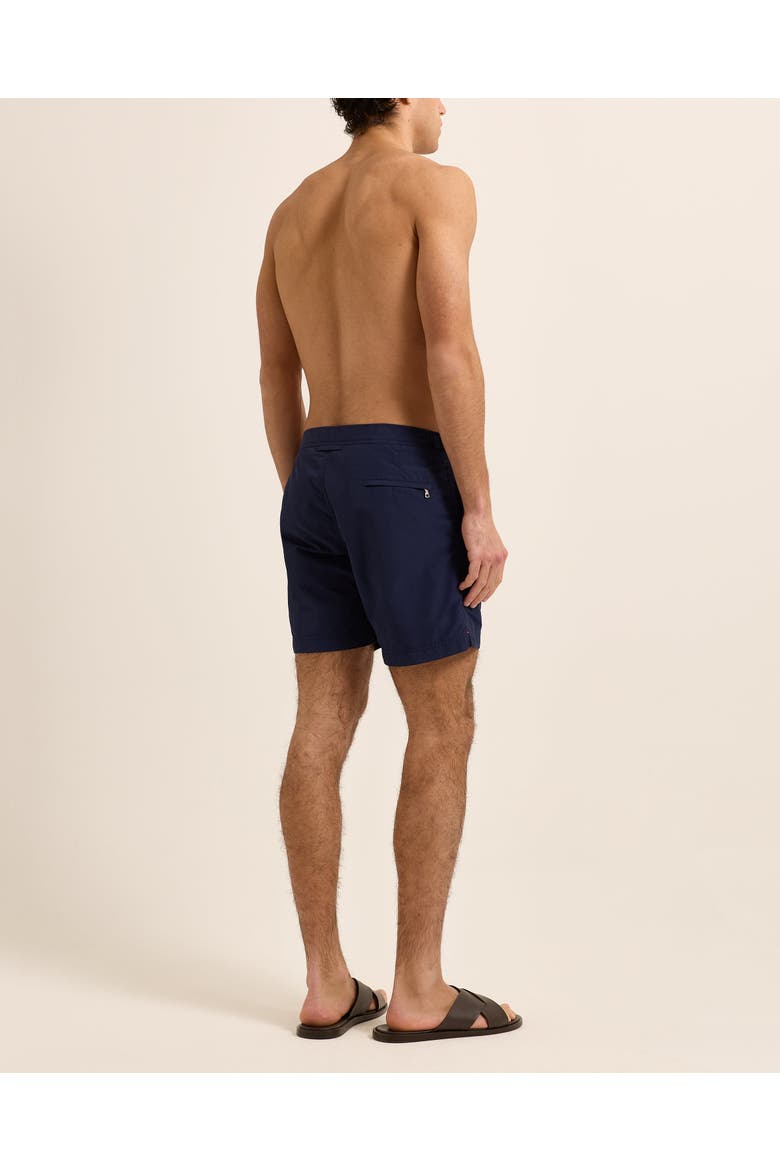 Bulldog Mid-Length Swim Shorts, Alternate, color, NAVY