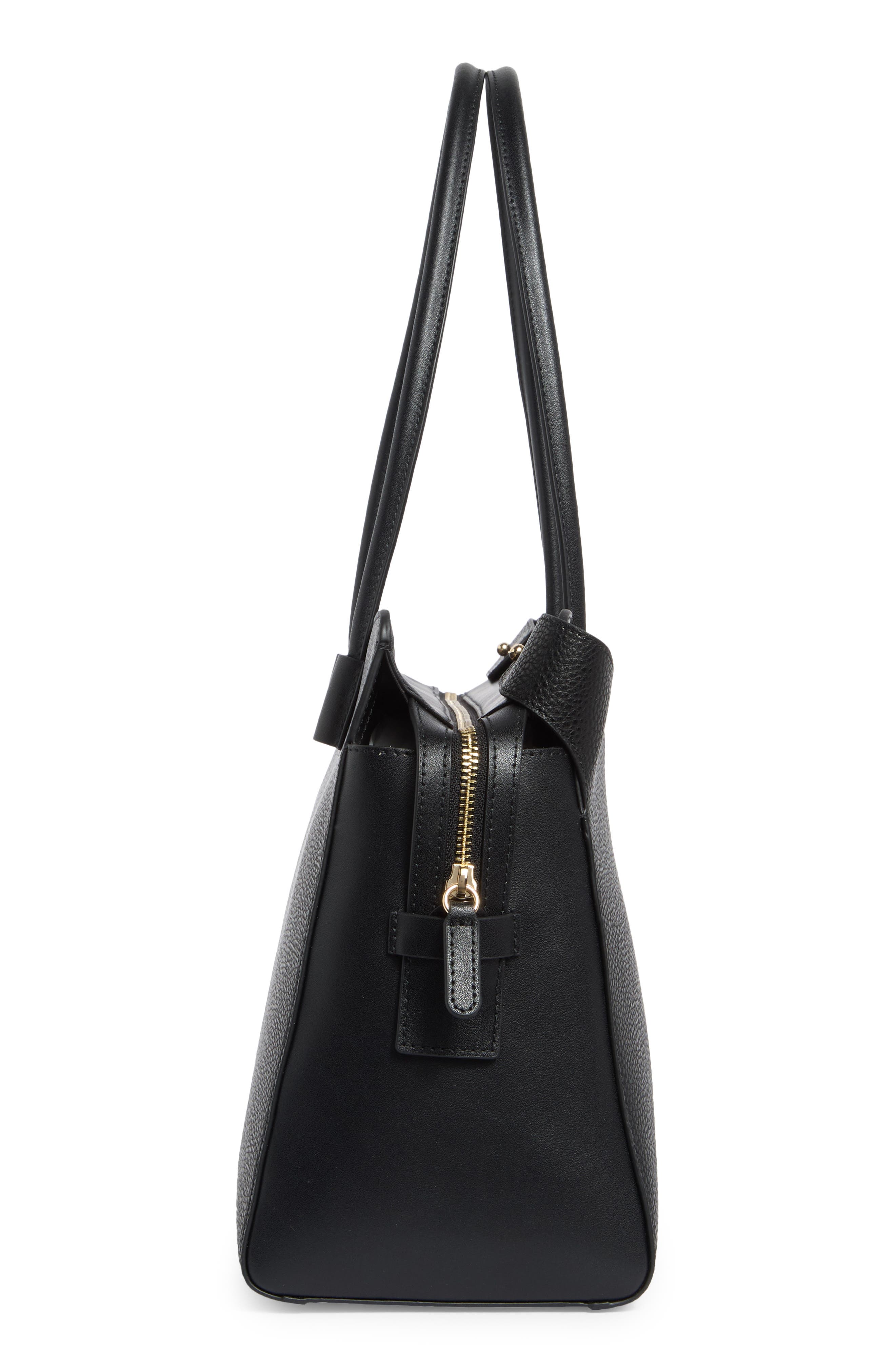 Furla Eris Large Tote Bag, Alternate, color, Nero