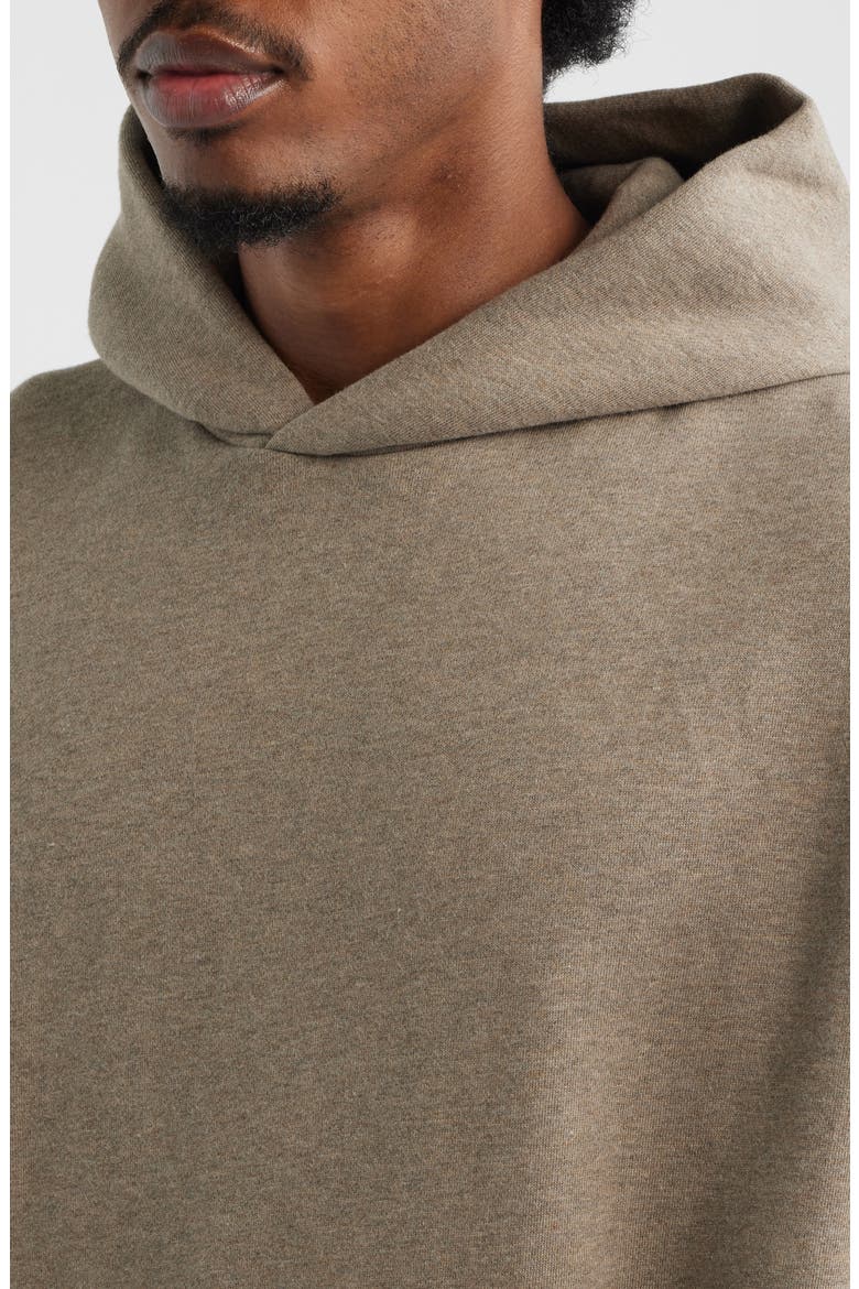 Classic Fit Fleece Hoodie, Alternate, color, HOMESTEAD HEATHER