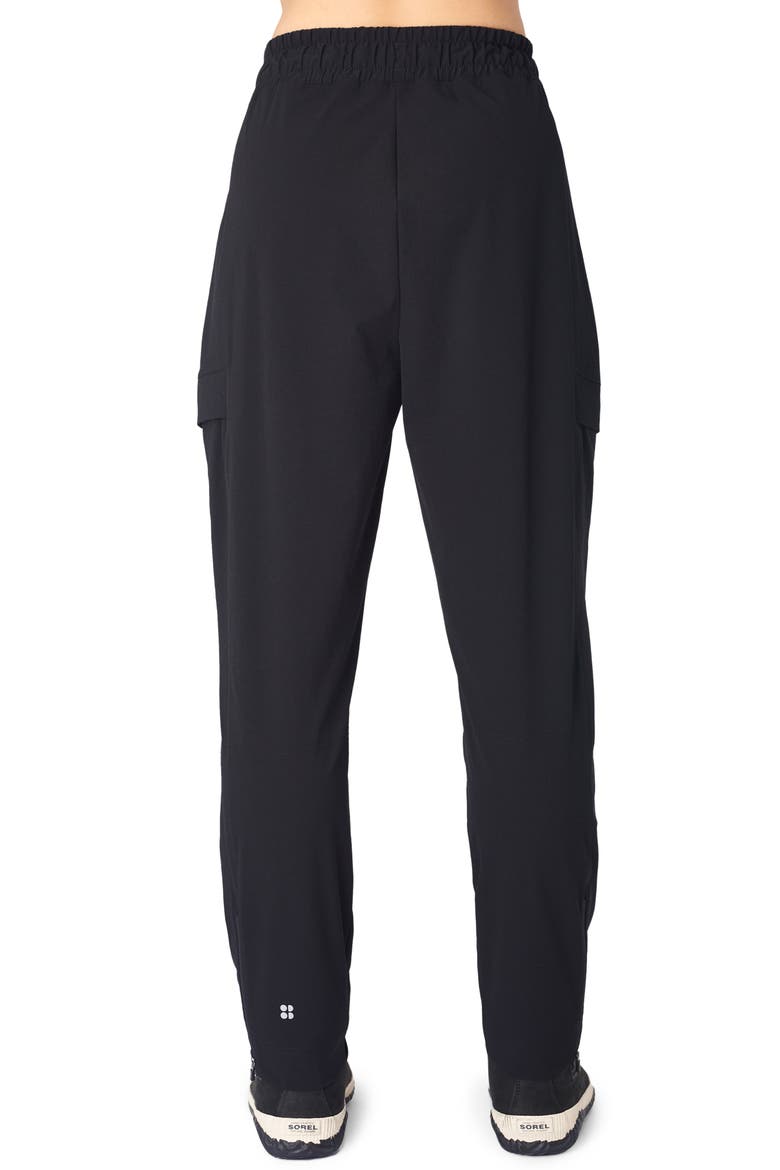 Trekker Water Resistant Hiking Pants, Alternate, color, BLACK