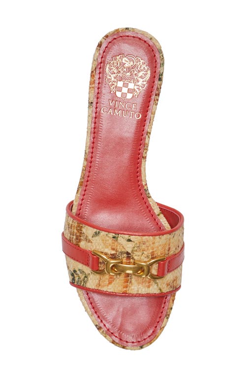 Vince Camuto Maxine Slide Sandal In Warm Tan Salsa