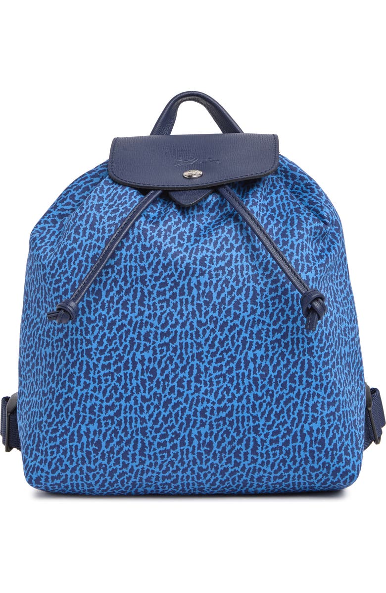 Longchamp Le Pliage Panther Print Backpack, Main, color,