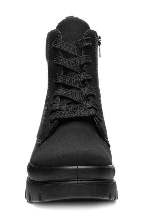 Ara Montivale Waterproof Lace-up Boot In Black
