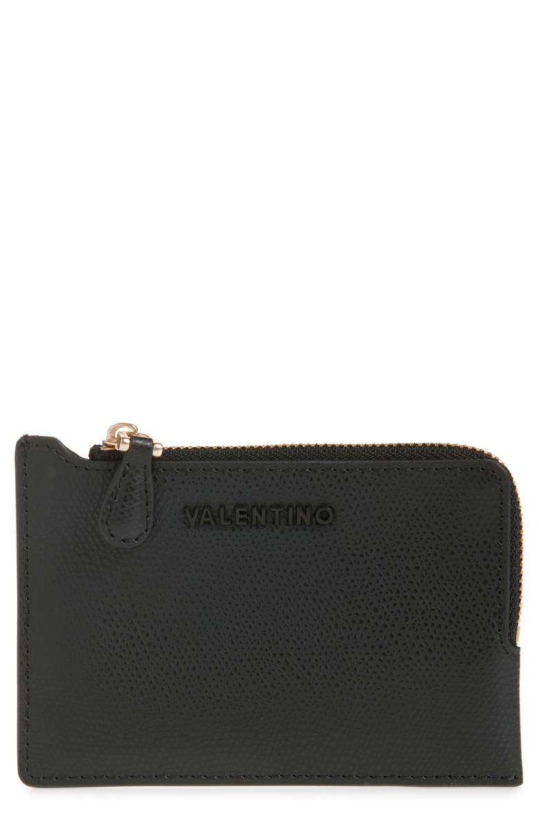 VALENTINO BY MARIO VALENTINO Moe Leather Wallet, Main, color, Black