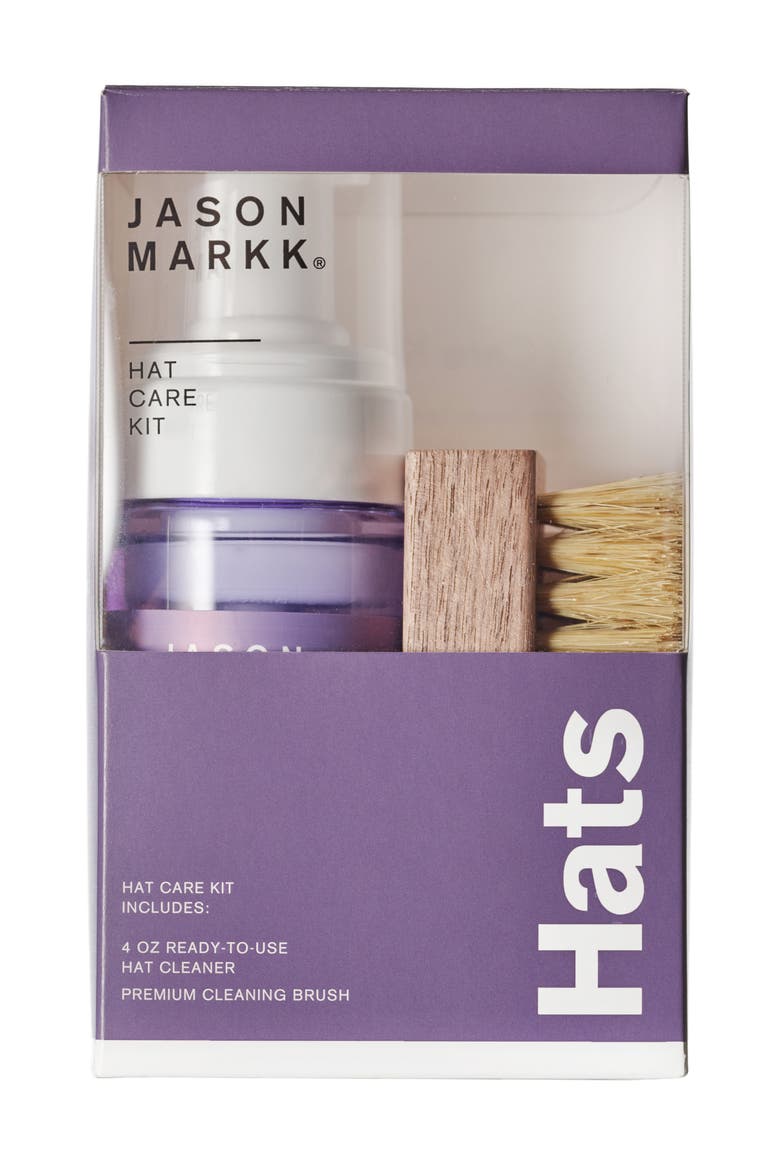 Hat Care 2-Piece Cleaning Kit, Main, color, WHITE