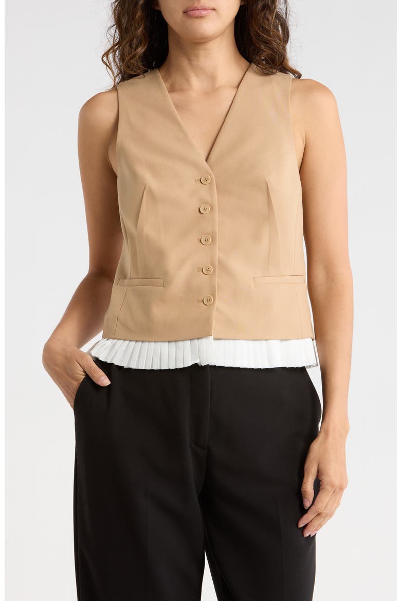 Laiken Vest, Main, color, CAMEL