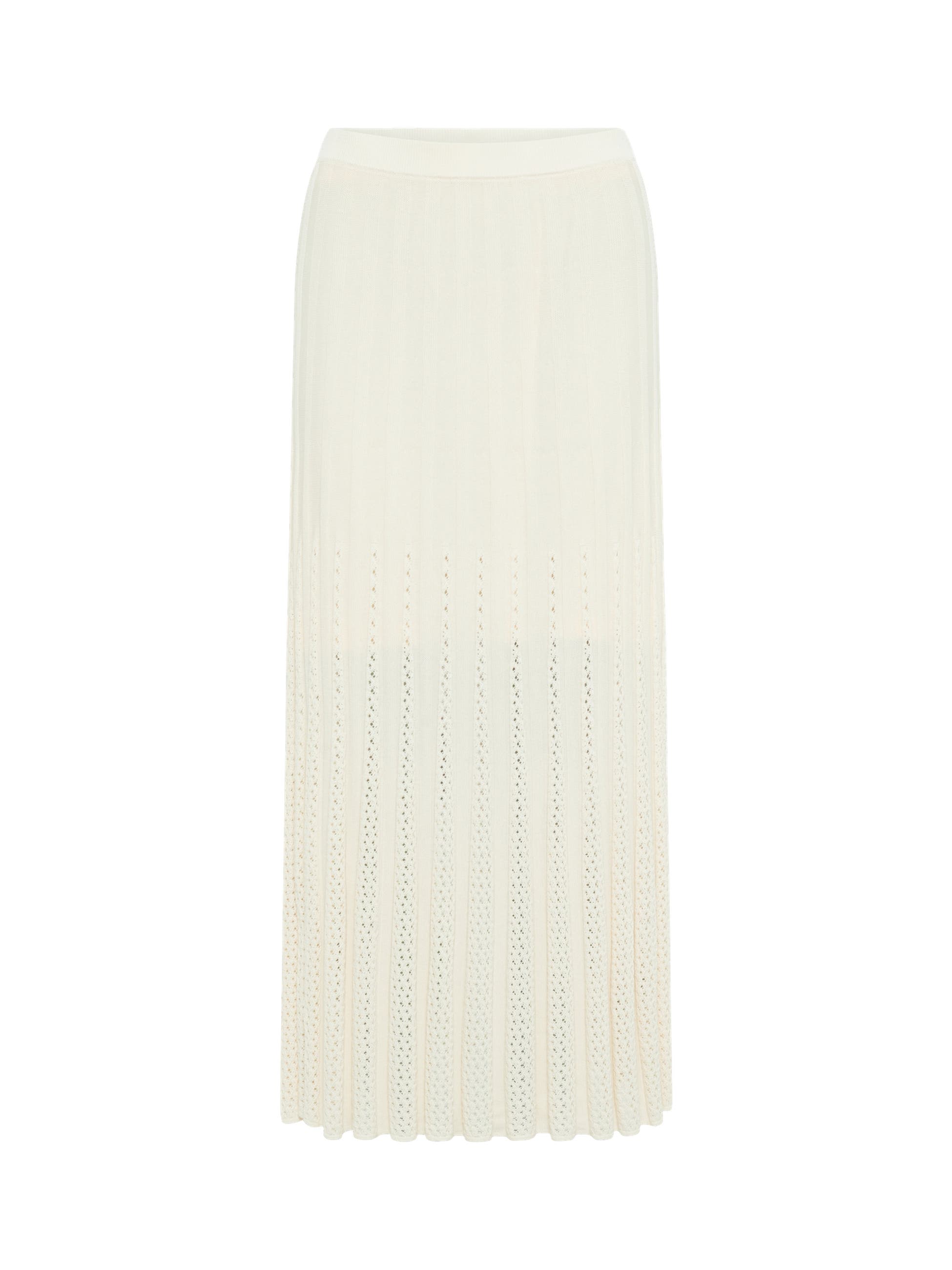 Jocelyna Ribbed Knit Midi Skirt - image 2