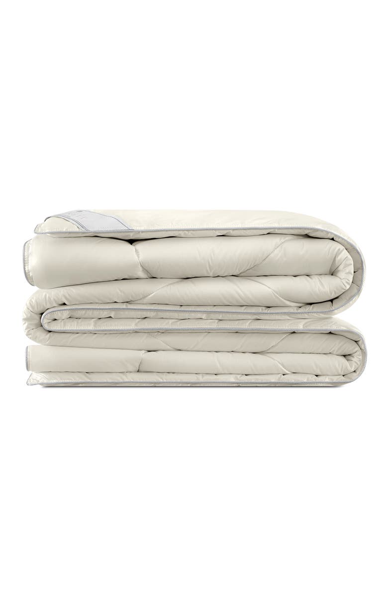 Togas Everett alpaca wool comforter, Alternate, color, White