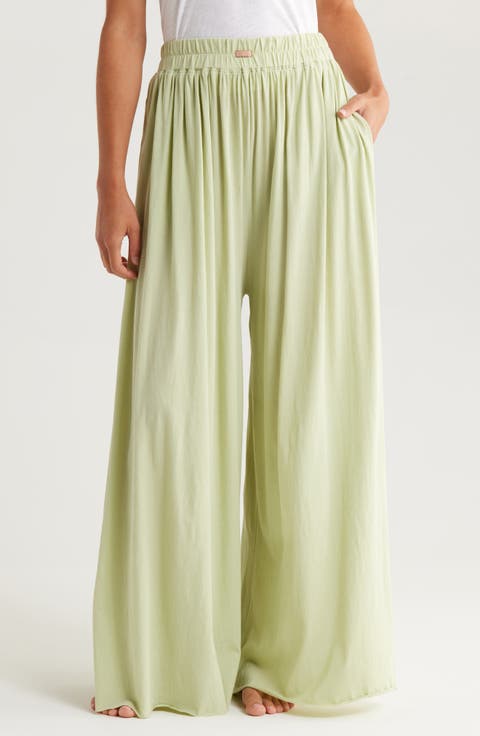 Organic Pima Wide Leg Lounge Pants