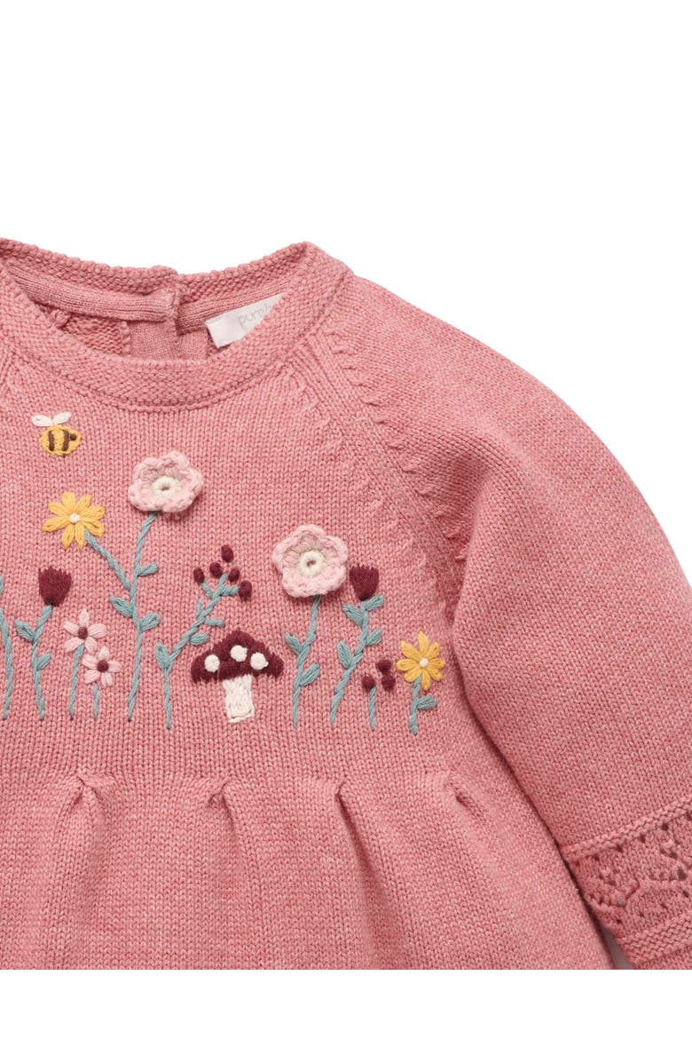 Cosy Knitted Dress, Alternate, color, Lilly Pilly Melange