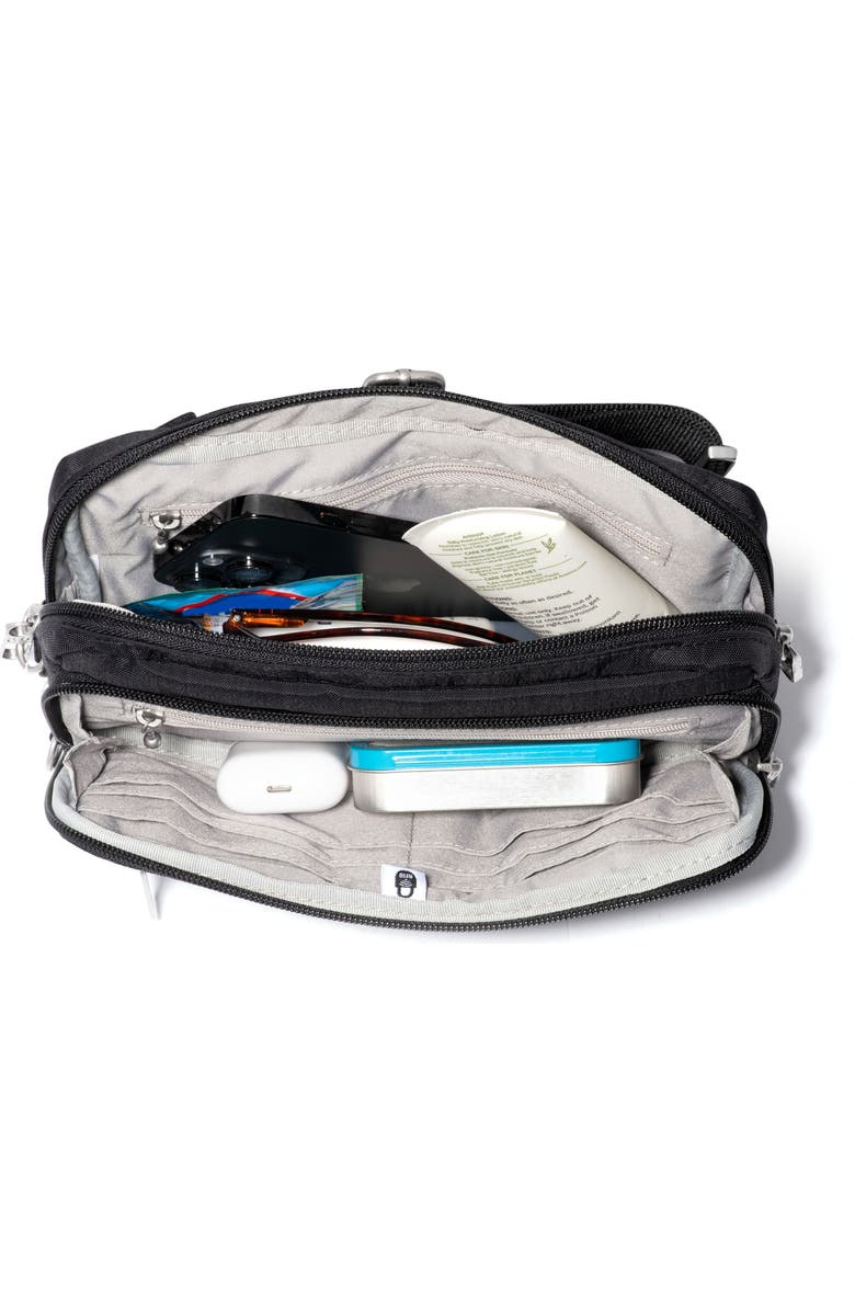 BAGGALLINI Securtex Anti-Theft Belt Bag Sling, Alternate, color, Black