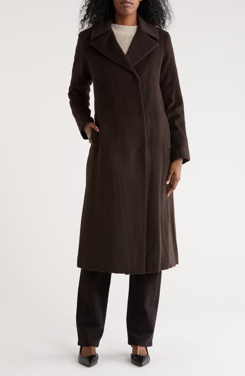 Wool Notch Lapel Coat