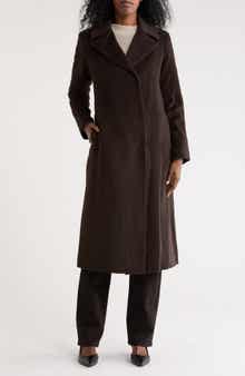 Sofia Cashmere Wool Notch Lapel Coat