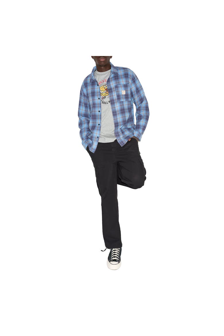 Plaid Work Shirt, Alternate, color, SHADY MULTI