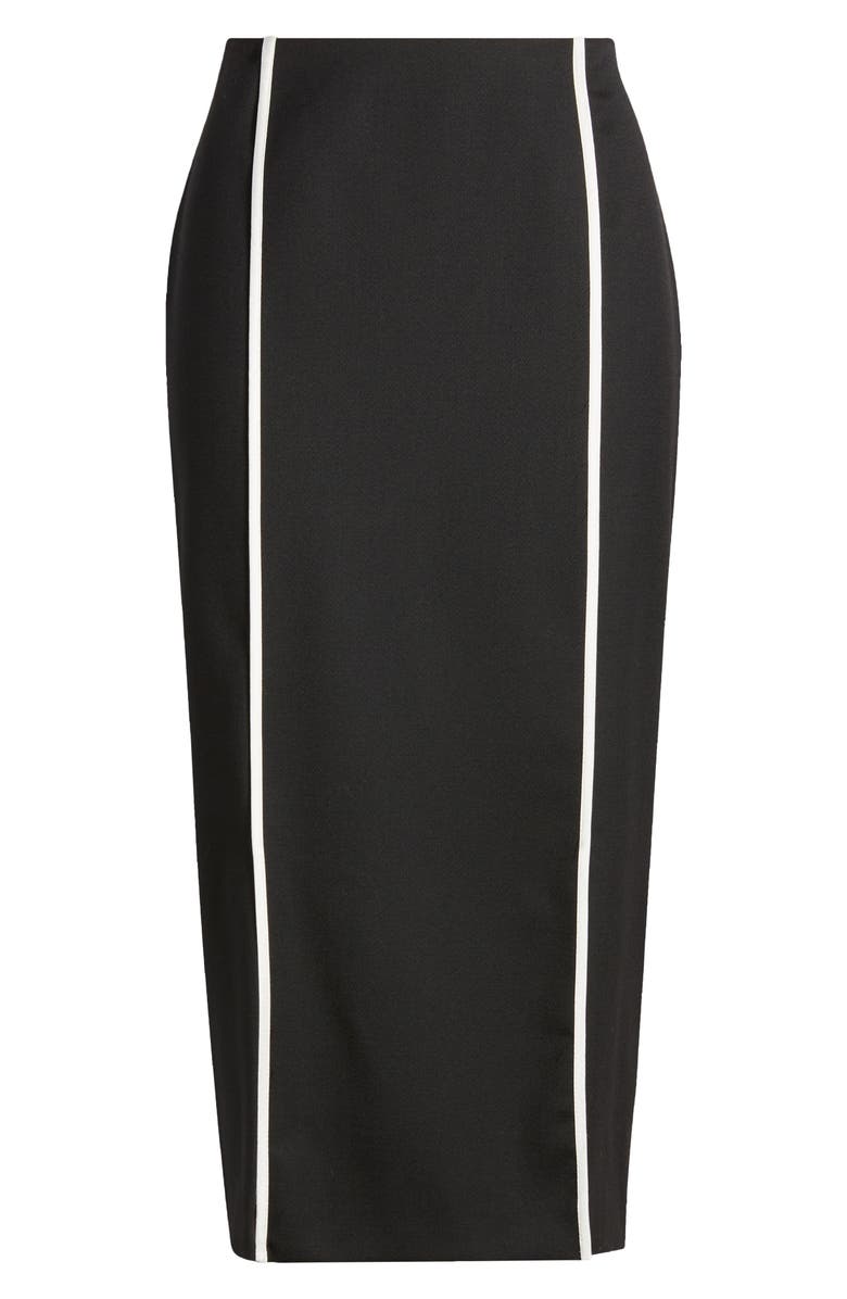 BOSS Voltara Wool Blend Pencil Skirt, Alternate, color, Black