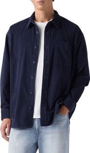 Levi's Loose Fit Cotton Button-Up Shirt
