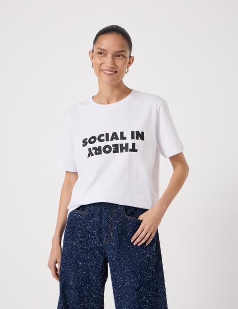 Social In Theory Graphic T-Shirt