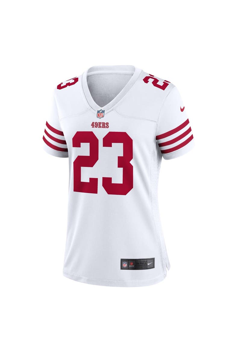 Women's Nike Christian McCaffrey White San Francisco 49ers Player Jersey, Alternate, color, White