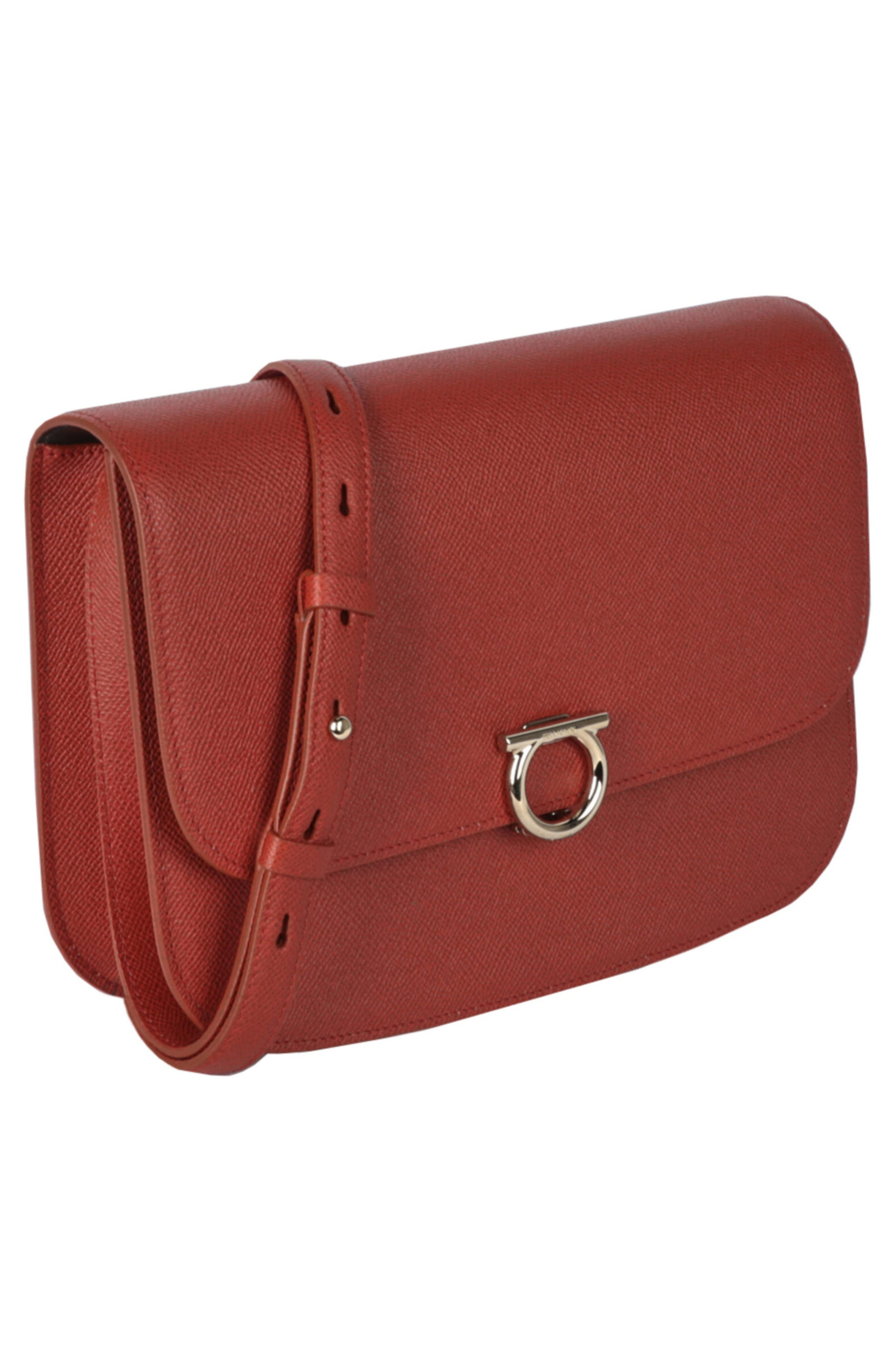 FERRAGAMO Gemini Leather Crossbody Bag, Alternate, color, 