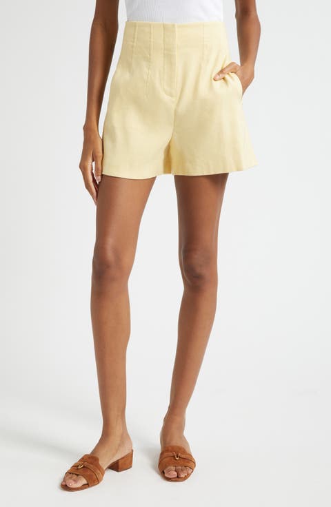 Brit Linen Blend Shorts